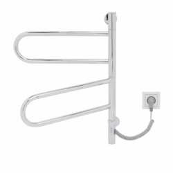 Полотенцесушитель электрический Vincea VTD-1R1CE 44x60, хром, таймер