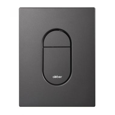 Кнопка смыва ABBER AC0124NG пневматическая, никель	