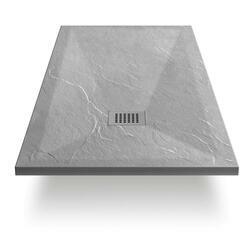 Поддон для душа из искусственного камня VST-4SR1012G,1200*1000*25, серый