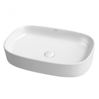 Раковина накладная ABBER Rechteck AC2209 белая	