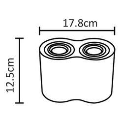 Точечный светильник Arte Lamp A5644PL-2WH A5644