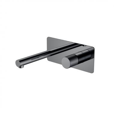 Смеситель STICK из стены Shine Gun Metal SPIRALE	