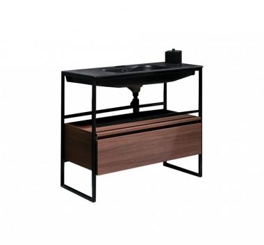 Мебель для ванной тумба Loft 100 dark wood, 1 полка (894-100-D)	