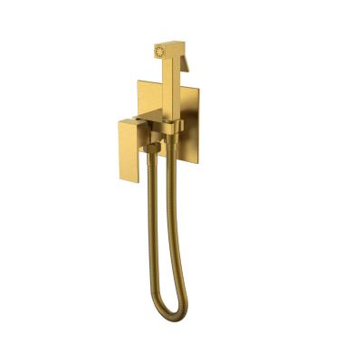 Смеситель гигиенический Qubic Bronze 477-BR