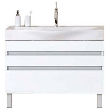 Мебель для ванной тумба Aqwella Bergamo белая Ber.01.08/n/W	