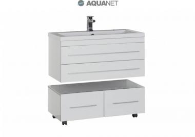 Мебель для ванной тумба Aquanet Верона 90 белая 172335	